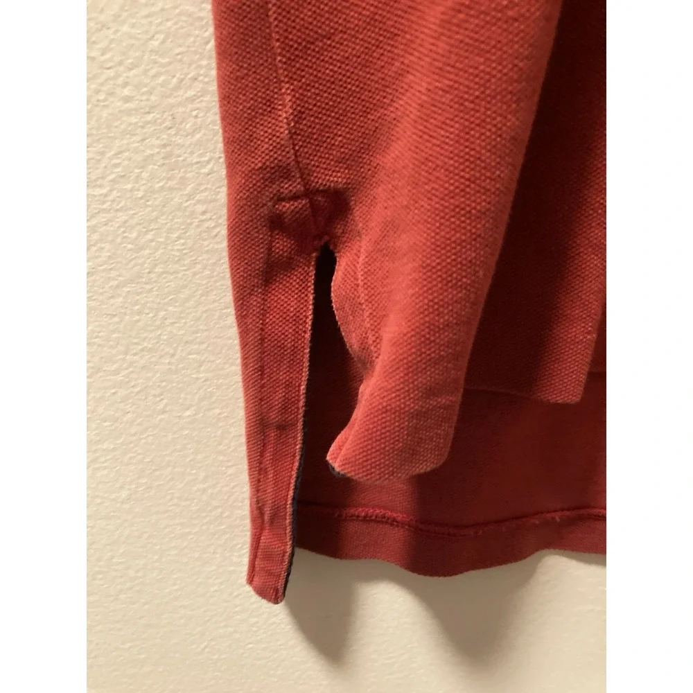 Polo Ralph Lauren Polo Shirt Mens‎ XL Red Big Pony USA Flag American Classic